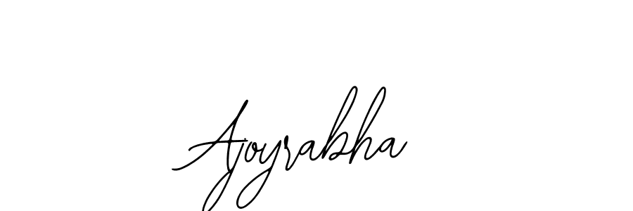 Design your own signature with our free online signature maker. With this signature software, you can create a handwritten (Bearetta-2O07w) signature for name Ajoyrabha. Ajoyrabha signature style 12 images and pictures png