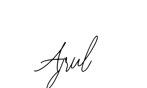 How to make Ajrul name signature. Use Bearetta-2O07w style for creating short signs online. This is the latest handwritten sign. Ajrul signature style 12 images and pictures png