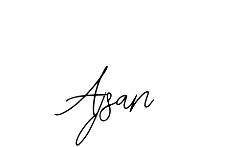 You should practise on your own different ways (Bearetta-2O07w) to write your name (Ajsan) in signature. don't let someone else do it for you. Ajsan signature style 12 images and pictures png