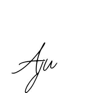 Design your own signature with our free online signature maker. With this signature software, you can create a handwritten (Bearetta-2O07w) signature for name Aju. Aju signature style 12 images and pictures png