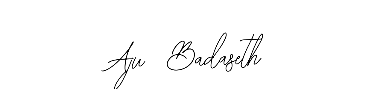 How to make Aju  Badaseth signature? Bearetta-2O07w is a professional autograph style. Create handwritten signature for Aju  Badaseth name. Aju  Badaseth signature style 12 images and pictures png