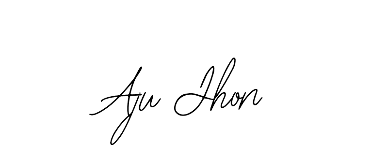 This is the best signature style for the Aju Jhon name. Also you like these signature font (Bearetta-2O07w). Mix name signature. Aju Jhon signature style 12 images and pictures png