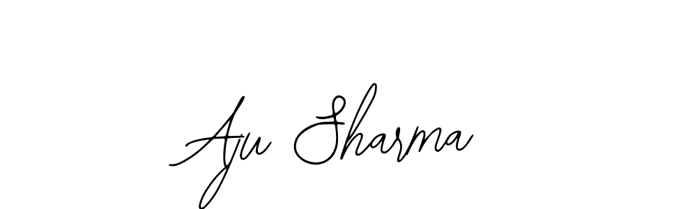 Use a signature maker to create a handwritten signature online. With this signature software, you can design (Bearetta-2O07w) your own signature for name Aju Sharma. Aju Sharma signature style 12 images and pictures png