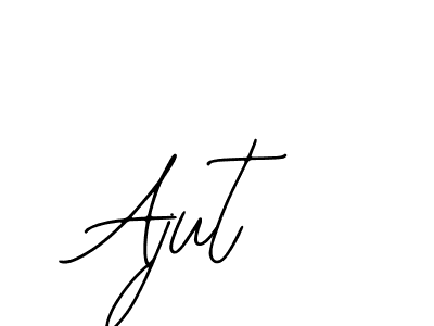 if you are searching for the best signature style for your name Ajut. so please give up your signature search. here we have designed multiple signature styles  using Bearetta-2O07w. Ajut signature style 12 images and pictures png