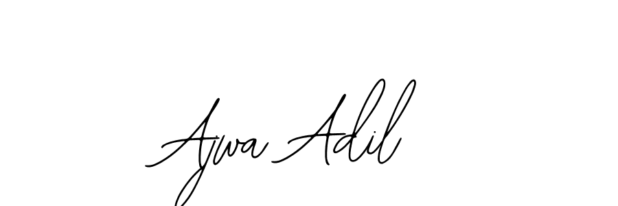 Make a beautiful signature design for name Ajwa Adil. Use this online signature maker to create a handwritten signature for free. Ajwa Adil signature style 12 images and pictures png