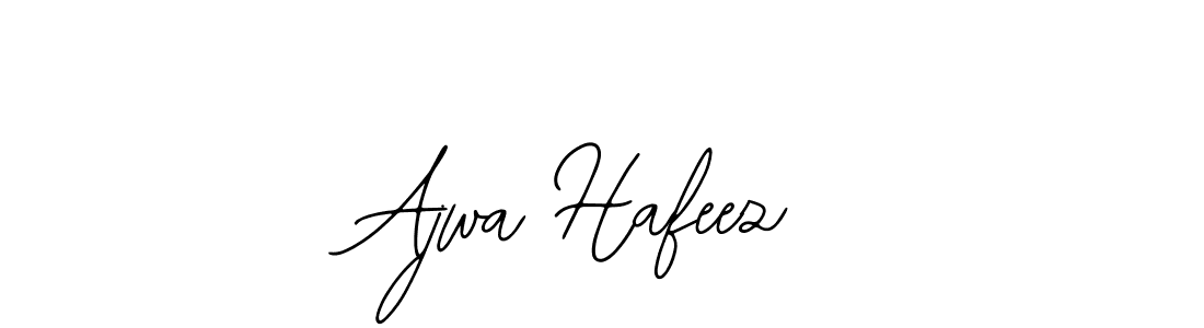 if you are searching for the best signature style for your name Ajwa Hafeez. so please give up your signature search. here we have designed multiple signature styles  using Bearetta-2O07w. Ajwa Hafeez signature style 12 images and pictures png