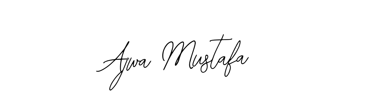 Also we have Ajwa Mustafa name is the best signature style. Create professional handwritten signature collection using Bearetta-2O07w autograph style. Ajwa Mustafa signature style 12 images and pictures png