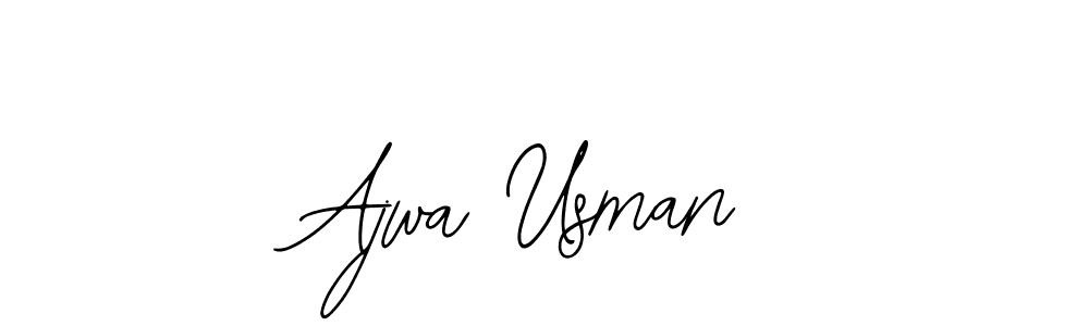 Make a short Ajwa Usman signature style. Manage your documents anywhere anytime using Bearetta-2O07w. Create and add eSignatures, submit forms, share and send files easily. Ajwa Usman signature style 12 images and pictures png