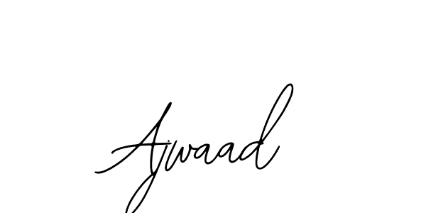 You should practise on your own different ways (Bearetta-2O07w) to write your name (Ajwaad) in signature. don't let someone else do it for you. Ajwaad signature style 12 images and pictures png