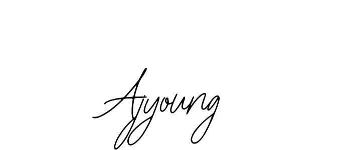 Make a beautiful signature design for name Ajyoung. Use this online signature maker to create a handwritten signature for free. Ajyoung signature style 12 images and pictures png