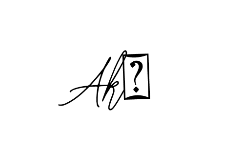Make a beautiful signature design for name Ak❤. With this signature (Bearetta-2O07w) style, you can create a handwritten signature for free. Ak❤ signature style 12 images and pictures png