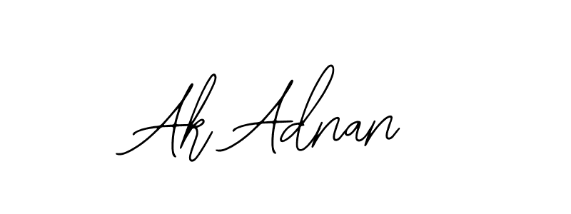 Also You can easily find your signature by using the search form. We will create Ak Adnan name handwritten signature images for you free of cost using Bearetta-2O07w sign style. Ak Adnan signature style 12 images and pictures png