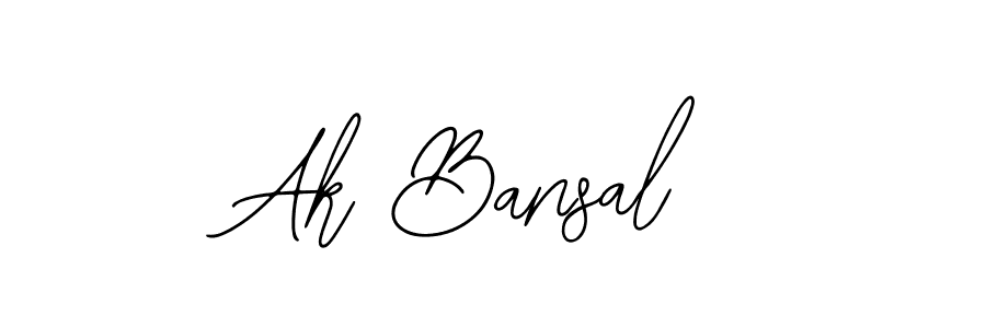 Make a beautiful signature design for name Ak Bansal. Use this online signature maker to create a handwritten signature for free. Ak Bansal signature style 12 images and pictures png