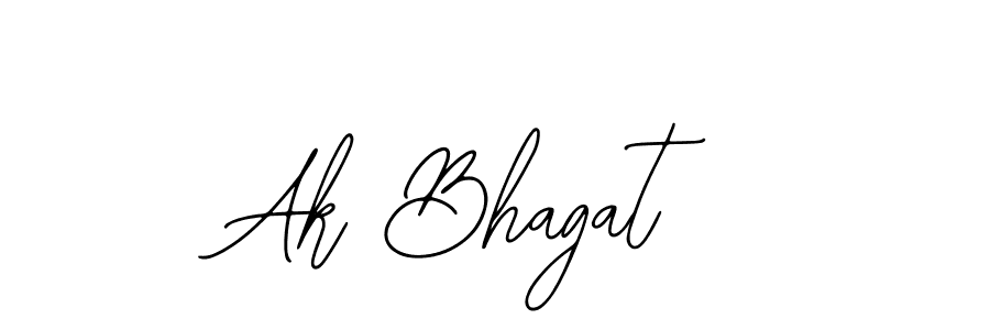 Also You can easily find your signature by using the search form. We will create Ak Bhagat name handwritten signature images for you free of cost using Bearetta-2O07w sign style. Ak Bhagat signature style 12 images and pictures png