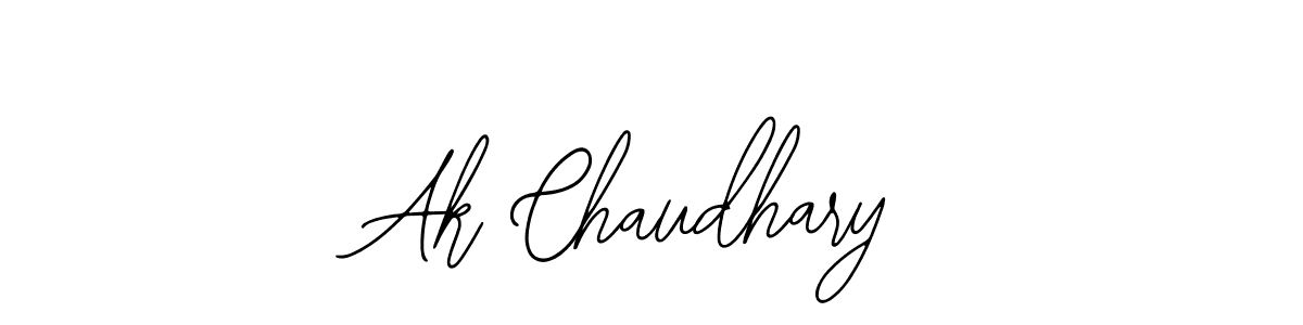 How to make Ak Chaudhary signature? Bearetta-2O07w is a professional autograph style. Create handwritten signature for Ak Chaudhary name. Ak Chaudhary signature style 12 images and pictures png