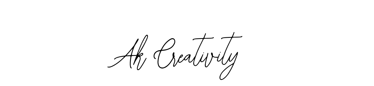 How to Draw Ak Creativity signature style? Bearetta-2O07w is a latest design signature styles for name Ak Creativity. Ak Creativity signature style 12 images and pictures png