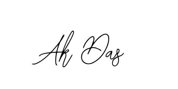 You should practise on your own different ways (Bearetta-2O07w) to write your name (Ak Das) in signature. don't let someone else do it for you. Ak Das signature style 12 images and pictures png