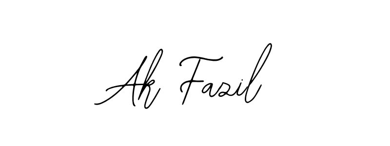 Design your own signature with our free online signature maker. With this signature software, you can create a handwritten (Bearetta-2O07w) signature for name Ak Fazil. Ak Fazil signature style 12 images and pictures png
