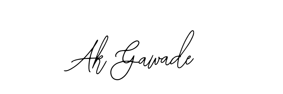 Ak Gawade stylish signature style. Best Handwritten Sign (Bearetta-2O07w) for my name. Handwritten Signature Collection Ideas for my name Ak Gawade. Ak Gawade signature style 12 images and pictures png