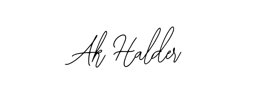 Also we have Ak Halder name is the best signature style. Create professional handwritten signature collection using Bearetta-2O07w autograph style. Ak Halder signature style 12 images and pictures png