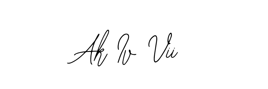 Create a beautiful signature design for name Ak Iv Vii. With this signature (Bearetta-2O07w) fonts, you can make a handwritten signature for free. Ak Iv Vii signature style 12 images and pictures png