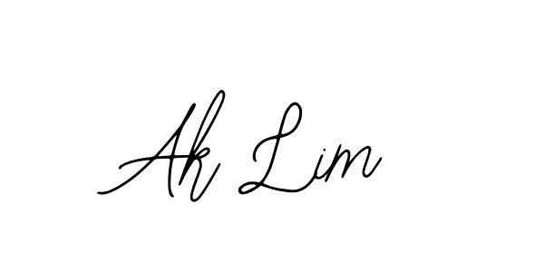 if you are searching for the best signature style for your name Ak Lim. so please give up your signature search. here we have designed multiple signature styles  using Bearetta-2O07w. Ak Lim signature style 12 images and pictures png