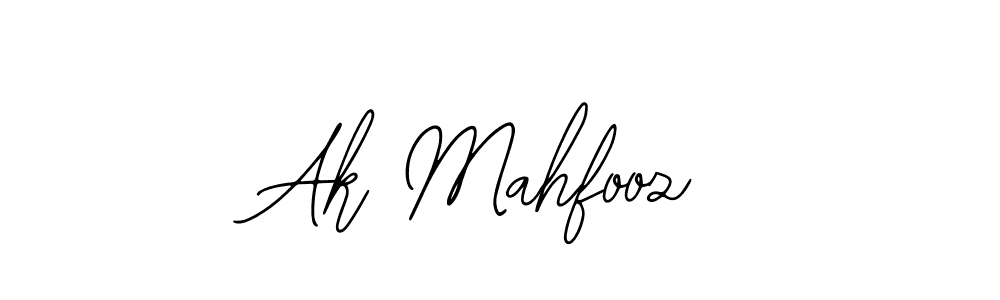 Use a signature maker to create a handwritten signature online. With this signature software, you can design (Bearetta-2O07w) your own signature for name Ak Mahfooz. Ak Mahfooz signature style 12 images and pictures png