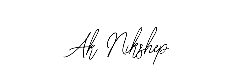 Create a beautiful signature design for name Ak Nikshep. With this signature (Bearetta-2O07w) fonts, you can make a handwritten signature for free. Ak Nikshep signature style 12 images and pictures png