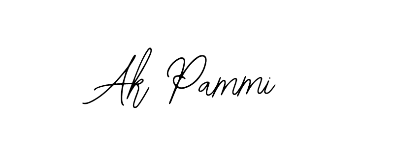 Similarly Bearetta-2O07w is the best handwritten signature design. Signature creator online .You can use it as an online autograph creator for name Ak Pammi. Ak Pammi signature style 12 images and pictures png