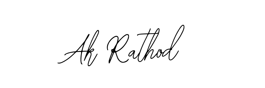 Use a signature maker to create a handwritten signature online. With this signature software, you can design (Bearetta-2O07w) your own signature for name Ak Rathod. Ak Rathod signature style 12 images and pictures png