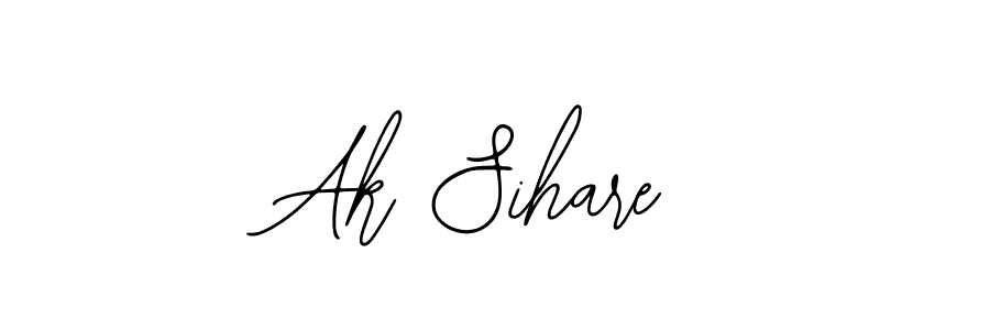 Similarly Bearetta-2O07w is the best handwritten signature design. Signature creator online .You can use it as an online autograph creator for name Ak Sihare. Ak Sihare signature style 12 images and pictures png