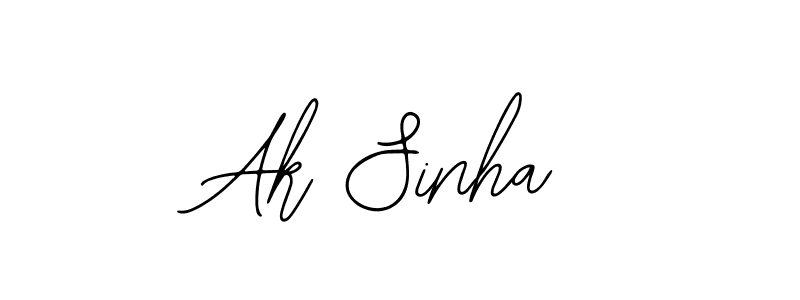 The best way (Bearetta-2O07w) to make a short signature is to pick only two or three words in your name. The name Ak Sinha include a total of six letters. For converting this name. Ak Sinha signature style 12 images and pictures png