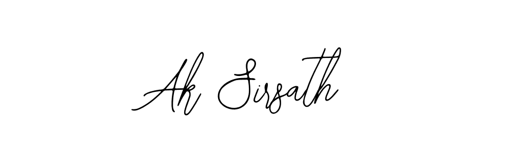 The best way (Bearetta-2O07w) to make a short signature is to pick only two or three words in your name. The name Ak Sirsath include a total of six letters. For converting this name. Ak Sirsath signature style 12 images and pictures png