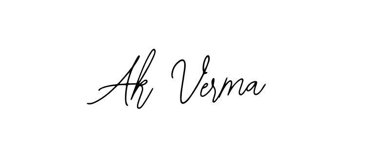 Create a beautiful signature design for name Ak Verma. With this signature (Bearetta-2O07w) fonts, you can make a handwritten signature for free. Ak Verma signature style 12 images and pictures png
