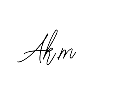 The best way (Bearetta-2O07w) to make a short signature is to pick only two or three words in your name. The name Ak.m include a total of six letters. For converting this name. Ak.m signature style 12 images and pictures png