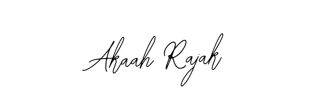How to make Akaah Rajak signature? Bearetta-2O07w is a professional autograph style. Create handwritten signature for Akaah Rajak name. Akaah Rajak signature style 12 images and pictures png