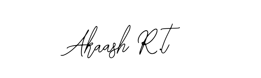 The best way (Bearetta-2O07w) to make a short signature is to pick only two or three words in your name. The name Akaash R.t include a total of six letters. For converting this name. Akaash R.t signature style 12 images and pictures png