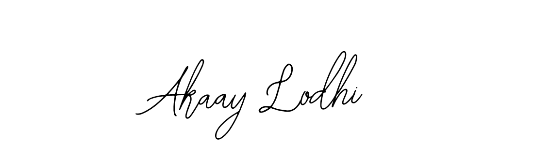 Use a signature maker to create a handwritten signature online. With this signature software, you can design (Bearetta-2O07w) your own signature for name Akaay Lodhi. Akaay Lodhi signature style 12 images and pictures png