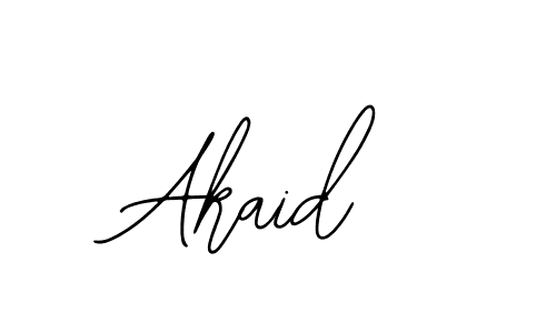 Make a beautiful signature design for name Akaid. Use this online signature maker to create a handwritten signature for free. Akaid signature style 12 images and pictures png