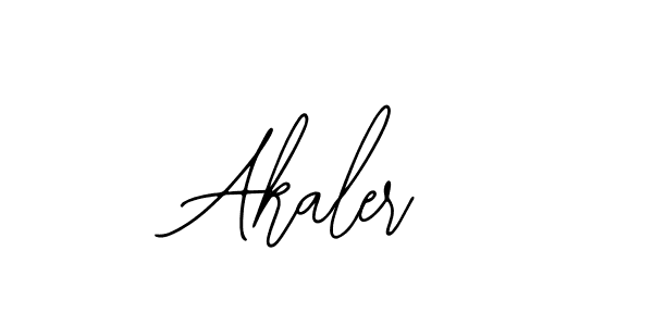 How to make Akaler signature? Bearetta-2O07w is a professional autograph style. Create handwritten signature for Akaler name. Akaler signature style 12 images and pictures png