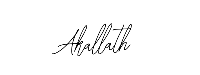 How to make Akallath signature? Bearetta-2O07w is a professional autograph style. Create handwritten signature for Akallath name. Akallath signature style 12 images and pictures png