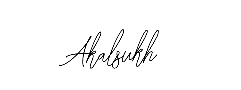 Design your own signature with our free online signature maker. With this signature software, you can create a handwritten (Bearetta-2O07w) signature for name Akalsukh. Akalsukh signature style 12 images and pictures png