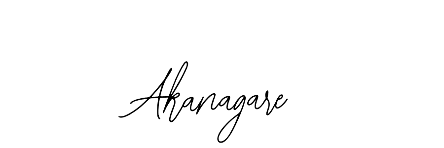 Design your own signature with our free online signature maker. With this signature software, you can create a handwritten (Bearetta-2O07w) signature for name Akanagare. Akanagare signature style 12 images and pictures png