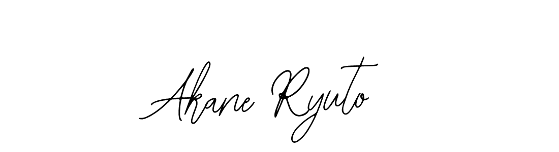 Make a beautiful signature design for name Akane Ryuto. With this signature (Bearetta-2O07w) style, you can create a handwritten signature for free. Akane Ryuto signature style 12 images and pictures png