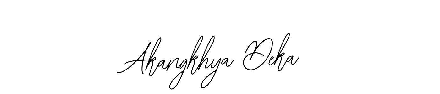 Use a signature maker to create a handwritten signature online. With this signature software, you can design (Bearetta-2O07w) your own signature for name Akangkhya Deka. Akangkhya Deka signature style 12 images and pictures png