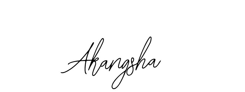 Also we have Akangsha name is the best signature style. Create professional handwritten signature collection using Bearetta-2O07w autograph style. Akangsha signature style 12 images and pictures png