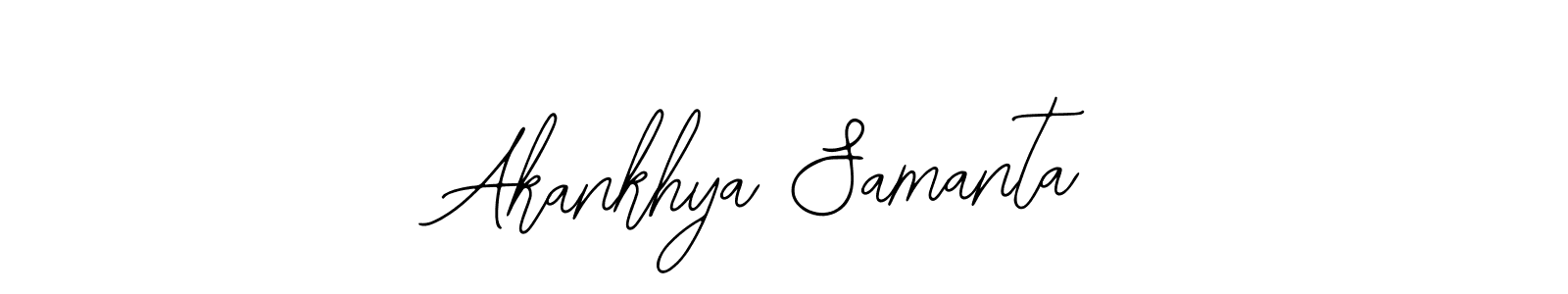 Use a signature maker to create a handwritten signature online. With this signature software, you can design (Bearetta-2O07w) your own signature for name Akankhya Samanta. Akankhya Samanta signature style 12 images and pictures png