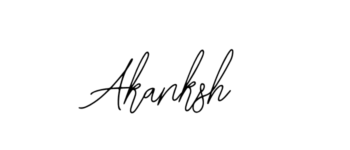 How to make Akanksh signature? Bearetta-2O07w is a professional autograph style. Create handwritten signature for Akanksh name. Akanksh signature style 12 images and pictures png