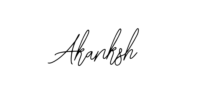 How to make Akanksh signature? Bearetta-2O07w is a professional autograph style. Create handwritten signature for Akanksh name. Akanksh signature style 12 images and pictures png