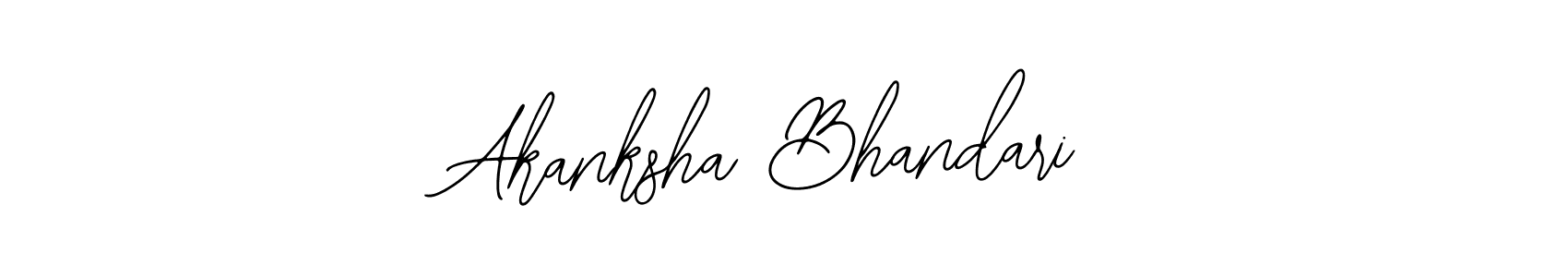 Create a beautiful signature design for name Akanksha Bhandari. With this signature (Bearetta-2O07w) fonts, you can make a handwritten signature for free. Akanksha Bhandari signature style 12 images and pictures png